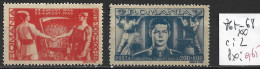 ROUMANIE 867-68 ** Côte 2 € - Unused Stamps