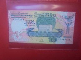 SEYCHELLES 10 Rupees 1989 Circuler (B.33) - Seychelles