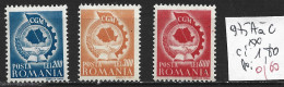 ROUMANIE 975 A à C ** Côte 1.80 € - Unused Stamps