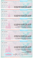 UKRAINE 2 MILLION KARBOVANTSIV 1992 UNC P 91B ( 5 Billets ) - Ukraine