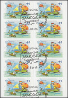 FB 27 Janosch: Segelboot, Folienblatt 10x2995, Erstverwendungsstempel Bonn1.3.13 - 2011-2020