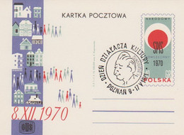 Poland Postmark D71.05.17 POZNAN.01: Cultural Activist Day E.Zegadlowicz - Postwaardestukken