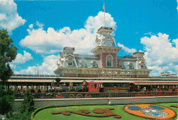 Parc D'Attractions - Walt Disney World Orlando - Steam Railroad - Gare Avec Train - CPM - Voir Scans Recto-Verso - Disneyworld