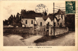 CPA FLINS-sur-SEINE L'Eglise Et Le Cimetiere (1386251) - Flins Sur Seine