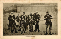 PC ALBANIA COSTUMI ALBANESI FOLKLORE (a53214) - Albania