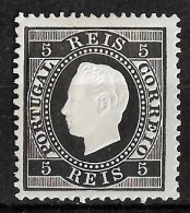 PORTUGAL - D.LUIS I REPRINT 1885 5 REIS P:13.5 MH NG (NP#71-P10) - Prove E Ristampe