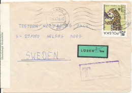 Poland Underpaid Cover With Postal Due T Sent To Sweden Krakow 26-4-1979 - Covers & Documents