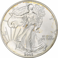 États-Unis, 1 Dollar, 1 Oz, Silver Eagle, 2003, Philadelphie, Argent, FDC - Zilver