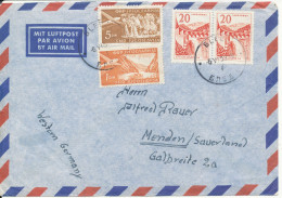 Yugoslavia Air Mail Cover Sent To Germany Bled 6-6-1959 - Poste Aérienne