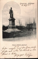 ! Alte Ansichtskarte Gruss Aus Altdamm In Pommern, Stettin, Kaiser Wilhelm Denkmal, 1905 - Pommern