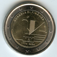 Italie Italy 2 Euro 2024 250 Ans De La Guardia Di Finanze Douane Et Finance UNC - Italie