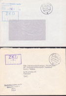 BERLIN Zwei ZKD-St. Produktionsstätte Kb -A- 8.2.90, Haushaltelectric -TR- 20.6.89 - Briefe U. Dokumente