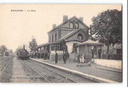 CPA 62 Bapaume La Gare Et Le Train Tramway - Bapaume