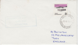 Ross Dependency  University Of Canterbury Cape Bird Ca Scott Base 23 NOV 1972 (SO154) - Lettres & Documents