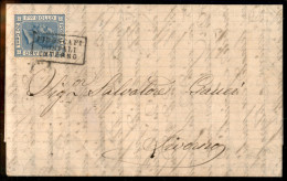 Regno - Vittorio Emanuele II - Fresca Lettera Da Procida 26 Aprile 1877 Per Livorno Affrancata Con 20 Cent Azzurro Annul - Other & Unclassified