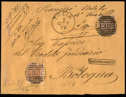 Regno - Vittorio Emanuele II - Raccomandata Affrancata Con 30 Cent V. Emanuele II (T19) + 20 Cent V. Emanuele II (28a) D - Sonstige & Ohne Zuordnung