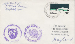 Ross Dependency  Ca Vanda Station Signature Ca Scott Base 18 DE 1972 (SO156) - Covers & Documents