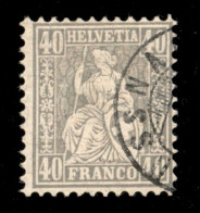 EUROPA - SVIZZERA - 1881 - 40 Cent (42) - Usato - Sonstige & Ohne Zuordnung