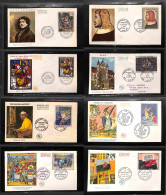 Lotti E Collezioni - Europa E Oltremare - FRANCIA - 1963/1985 - Collezione Di 102 FDC Diversi Tematica Arte Emessi Nel P - Other & Unclassified