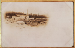 16437 / Carte-Photo 1900s Usine Cheminée Bord Rivière à Localiser Papier Société LUMIERE LYON - Water Mills