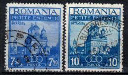 Roumanie 1937 Mi 536-7 (Yv 523-4), Obliteré - Andere & Zonder Classificatie