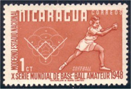 684 Nicaragua Baseball Base Ball MLH * Neuf (NIC-173) - Baseball