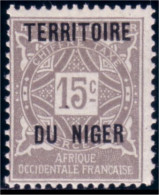 678 Niger Taxe 15c MH * Neuf (NGR-34) - Neufs