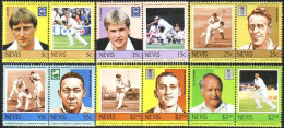 672 Nevis Joueurs De Cricket Players MNH ** Neuf SC (NEV-7) - Cricket