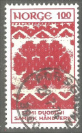 690 Norway 1973 Laponie Lapland Textile Sami (NOR-419b) - Textile