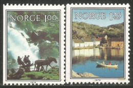 690 Norway Boat Bateau Glacier Cheval Horse Pferd Chariot MNH ** Neuf SC (NOR-270) - Neufs