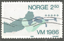 690 Norway 1986 Biathlon Tir Shooting Arm Arme Fusil Gun (NOR-448c) - Waffenschiessen