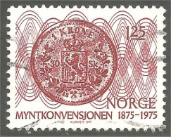 690 Norway 1975 Coin Monnaie Lion Leone Lowe (NOR-427a) - Monete