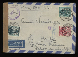 Austria 1950 Wien Censored Air Mail Cover To Israel__(10164) - Covers & Documents