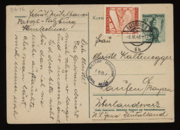 Austria 1948 Salzburg Censored Stationery Card To Laufen__(9646) - Postkarten