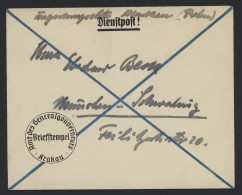 General Government 1940's Dienspost Cover__(10537) - Gobierno General
