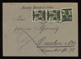 General Government 1940 Warschau Cover To Dresden__(10629) - General Government