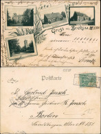 Postcard Buckow Buków (Sulechów) Landpost Postamt Gasthof 1900 - Neumark