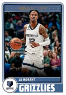 281 Ja Morant - Memphis Grizzlies - Carte Panini 2023-2024 NBA Hoops Base Cards - Autres & Non Classés