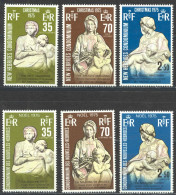 New Hebrides, Both Sc# Br 201-203 Fr 220-222 MNH 1975 Christmas - Verzamelingen & Reeksen