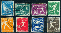 Netherlands Sc# B25-B32 Used (a) 1928 Olympic Games - Gebraucht