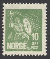 Norway Sc# 150 MH 1930 10o King Olaf Haraldsson - Unused Stamps