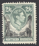 Northern Rhodesia Sc# 41 Used (a) 1938-1952 2sh6p King George VI - Rhodésie Du Nord (...-1963)