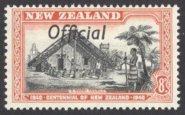 New Zealand Sc# O84 MH (a) 1940 8p Official - Servizio