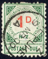 New Zealand Sc# J5 Used 1899 4p Postage Due - Impuestos