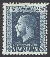 New Zealand Sc# 148 MH 1915-1922 2½p King George V - Unused Stamps