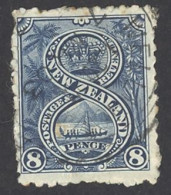New Zealand Sc# 79 Used 1898 8p Definitives - Usati