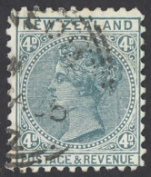 New Zealand Sc# 64 Used (a) 1897 4p Queen Victoria - Gebraucht