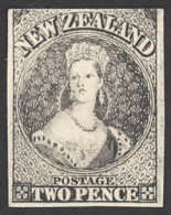 New Zealand Mint PROOF (imperf) 1885 2p Chalon Queen Victoria - Nuovi