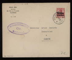 Germany Belgium 1915 Vilvorde Cover To Haeren__(11108) - OC38/54 Occupation Belge En Allemagne