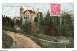 Canada Nova Scotia 008, Sidney, The Cap Breton Post Card A 730 366, AJ Moxhams Residence - Autres & Non Classés